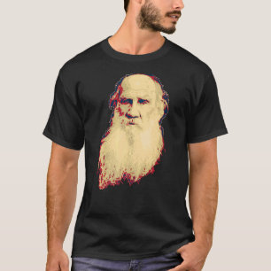 Camiseta Leo Tolstoy Retro Propaganda