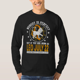 Camiseta Leo Zodiac Sinal 22 de julho Horoscope Astrology L