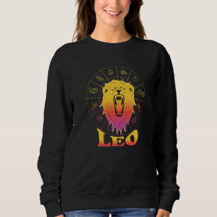 Camiseta Leo Zodiac Sinal Fatos Astrologia Gráfica Estética