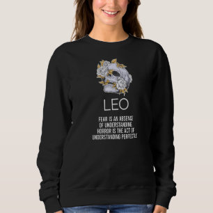 Camiseta Leo Zodiac Sinal Fatos Esqueleto Horoscópio Astrol