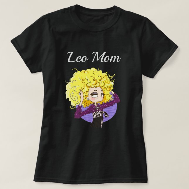 Camiseta Leo Zodíaco Mãe (Frente do Design)
