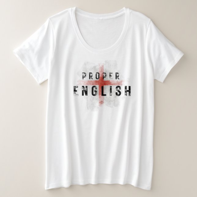Camiseta Leoa da Língua Inglesa Correta (Frente do Design)