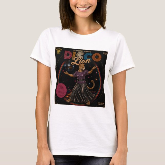 Camiseta Leoa Disco (Frente)