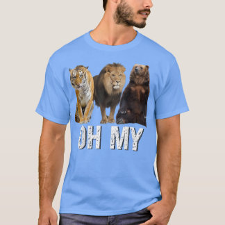 Camiseta Leões e Tigres e Ursos Oh Meu Sentado Junto