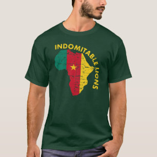 Camiseta Leões indomáveis de República dos Camarões