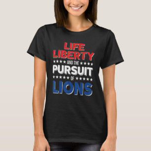 Camiseta Leões Liberdade E Perseguição