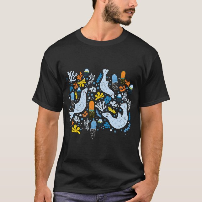 Camiseta Leões-marinhos (Frente)