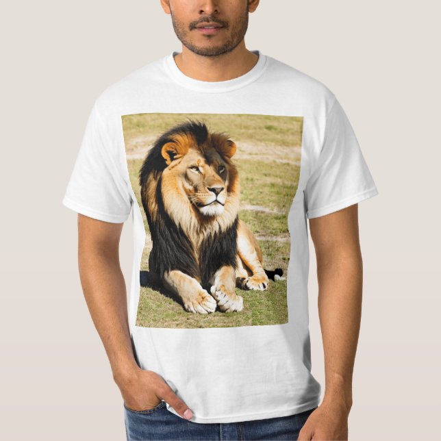 Camiseta León, el rey de la selva (Frente)