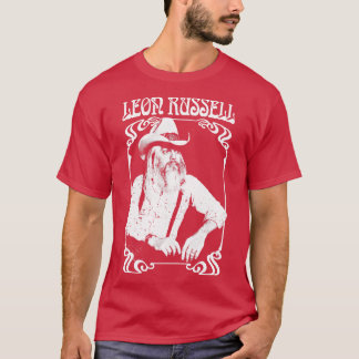 Camiseta Leon Russell Retro 1970s Fan Design