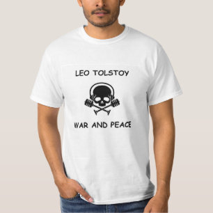 Camiseta Léon Tolstói - guerra e paz