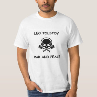 Camiseta Léon Tolstói - guerra e paz