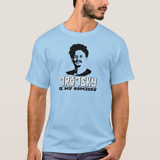 Camiseta Leon Trotsky é meu ficar em casa (Frente)