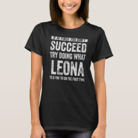 Leona, se no início você não tiver sucesso, tente