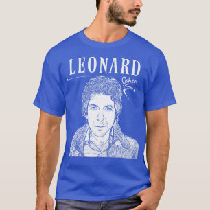 Camiseta Leonard Coen White Retro