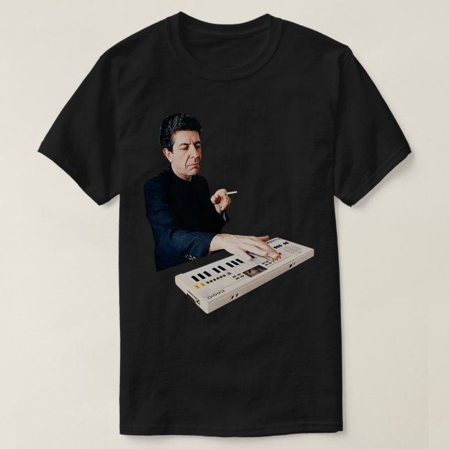 Camiseta Leonard Cohen (Frente do Design)