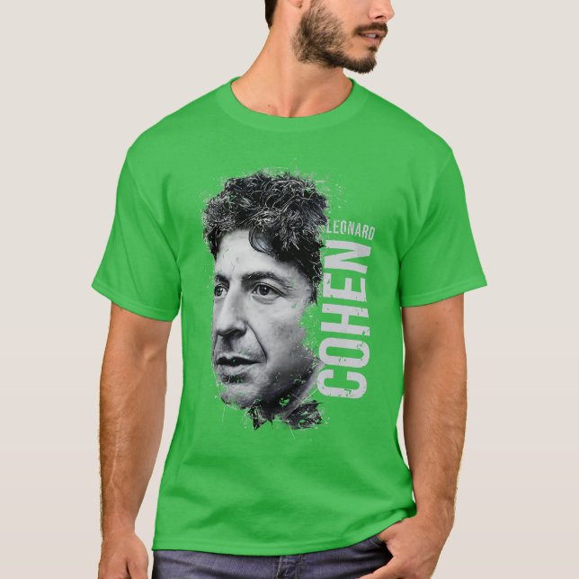 Camiseta Leonard Cohen (Frente)