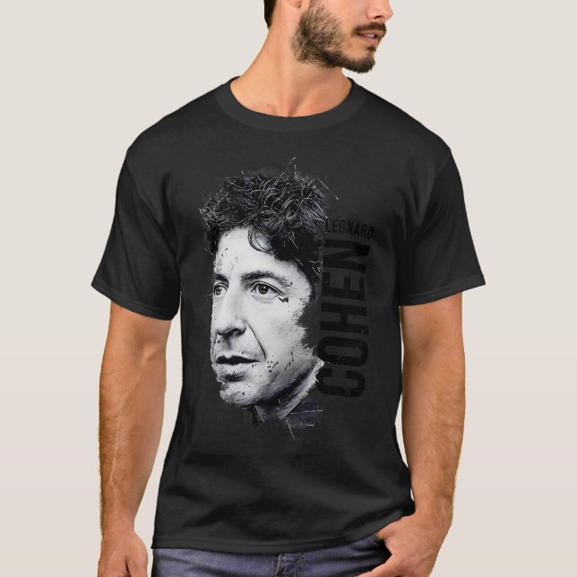 Camiseta Leonard Cohen 1 (Frente)