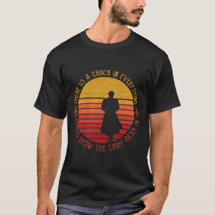 Camiseta Leonard Cohen Há um Crack em Tudo