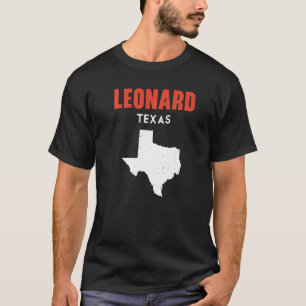 Camiseta Leonard Texas EUA State America Viagem Texas
