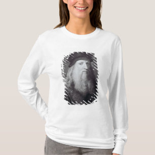 Camiseta Leonardo da Vinci, gravado por Raphael