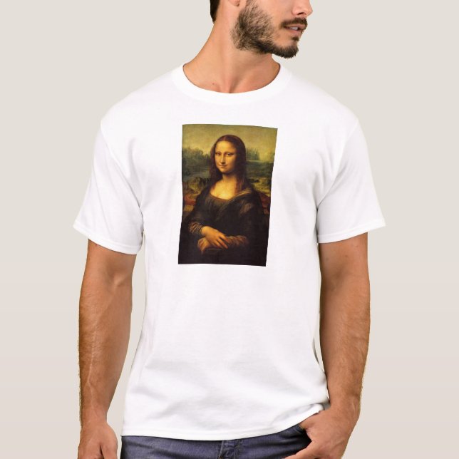 Camiseta Leonardo da Vinci, Monalisa (Frente)