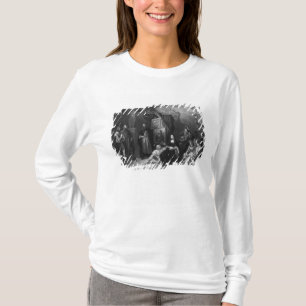 Camiseta Leonardo da Vinci que pinta o Gioconda