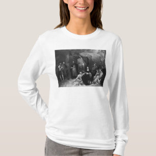 Camiseta Leonardo da Vinci que pinta o Gioconda