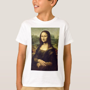Camiseta Leonardo Da Vinci - Retrato de Mona Lisa.