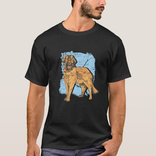 Camiseta Leonberger Dog Breed Premium (Frente)