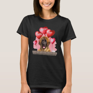 Camiseta Leonberger Dog Happy Valentines Day Pet Dog Lover