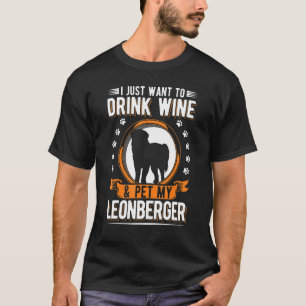 Camiseta Leonberger E Wine