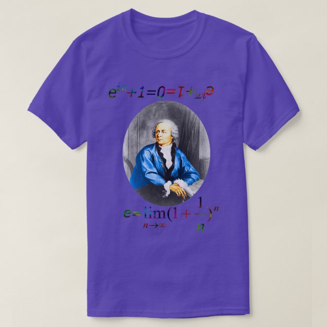 Camiseta Leonhard Euler  (Frente do Design)