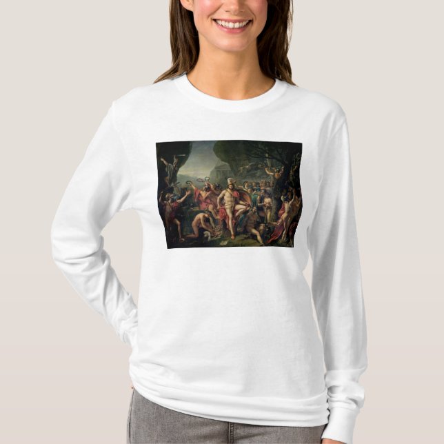 Camiseta Leonidas em Thermopylae, 480 BC, 1814 (Frente)