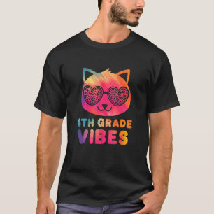 Camiseta Leop Colorido de Gatinho de Gato Colorido do 4º an