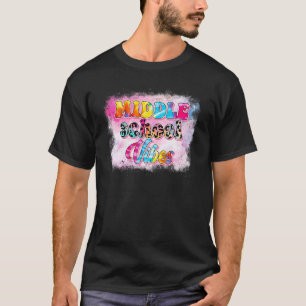 Camiseta Leopard 1º dia na escola secundária vibra professo
