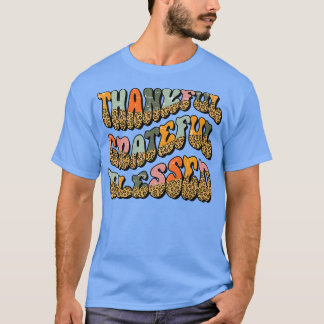 Camiseta Leopard Agradável Grateful Groovy Retro Fal