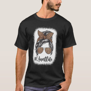 Camiseta Leopard Auties Tia Vida Bonita Menina de Arma