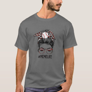 Camiseta Leopard Ball Meme Vida Mensageira Jogo Mães