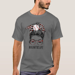 Camiseta Leopard Ball Tia Vida Mensageira Jogo de Arma Mãe