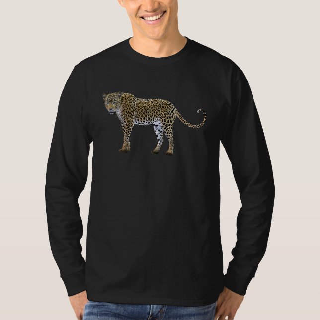 Camiseta Leopard  Big Cat Wildlife (Frente)