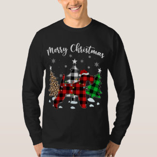 Camiseta Leopard Buffalo Xadrez Wire Fox Terrier Dog Christ