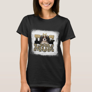 Camiseta Leopard Cavalier King Charles Spaniel mães