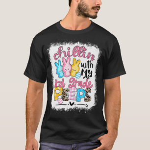 Camiseta Leopard Chillin Com Meu Professor De Bunnies Da 3ª