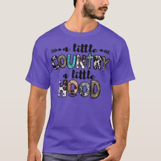 Camiseta Leopard Cowgirl A Little Country Little Hood Weste