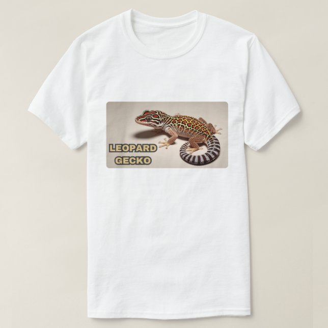 Camiseta Leopard Gecko (Frente do Design)