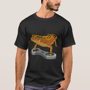 Camiseta Leopard Gecko Gearded Dragon Gift Crianças Legal G