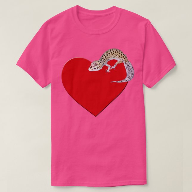 Camiseta Leopard Gecko Lover Leopard Gecko Amor Cute Gecko (Frente do Design)