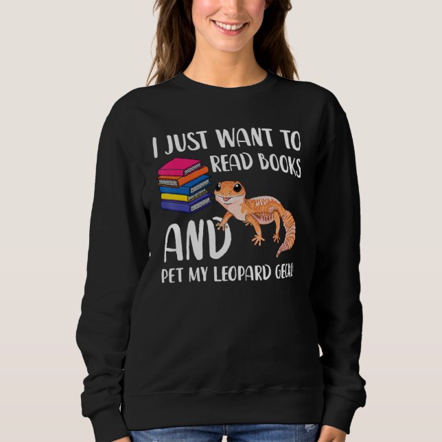 Camiseta Leopard Gecko Mãe, Dono de Répteis Livro Nerd (Frente)