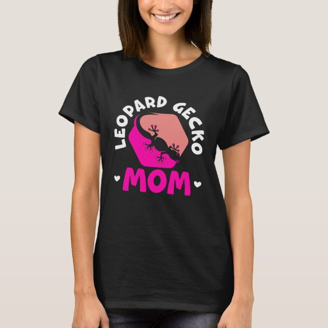 Camiseta Leopard Gecko Mãe Réptil Leopard Gecko Lizard 1 (Frente)