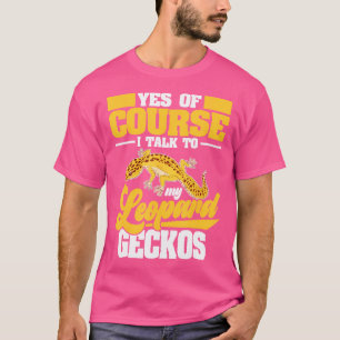 Camiseta Leopard Gecko Proprietário do Reptile Keeper Leopa
